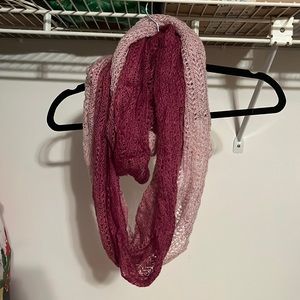Pink Ombre Infinity Scarf